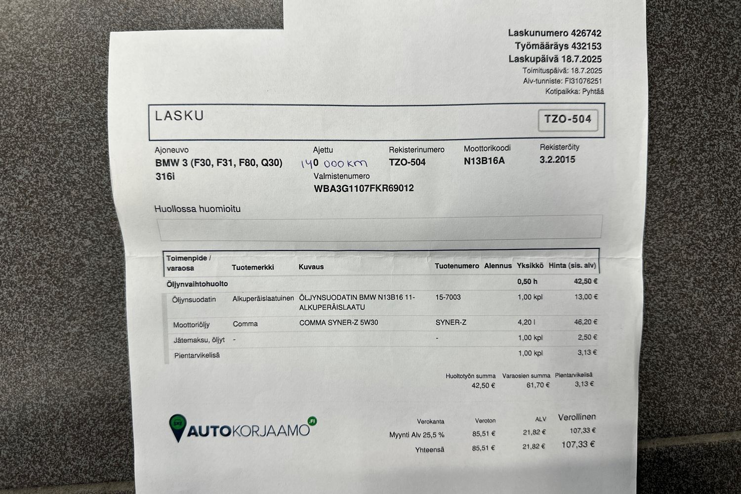 BMW 316 vaihtoauto