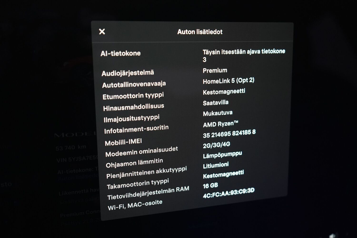 Tesla Model S vaihtoauto