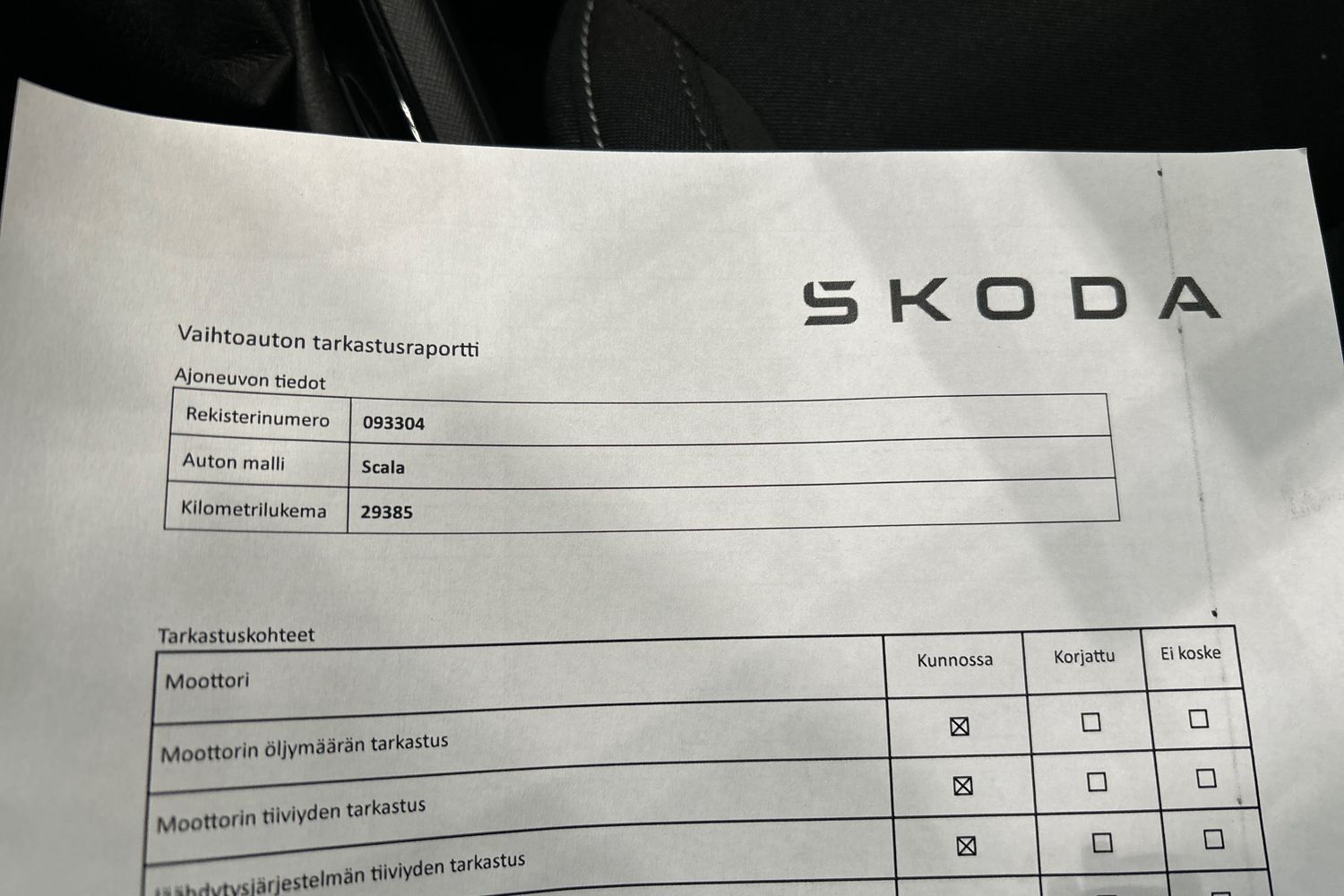 Skoda Scala vaihtoauto