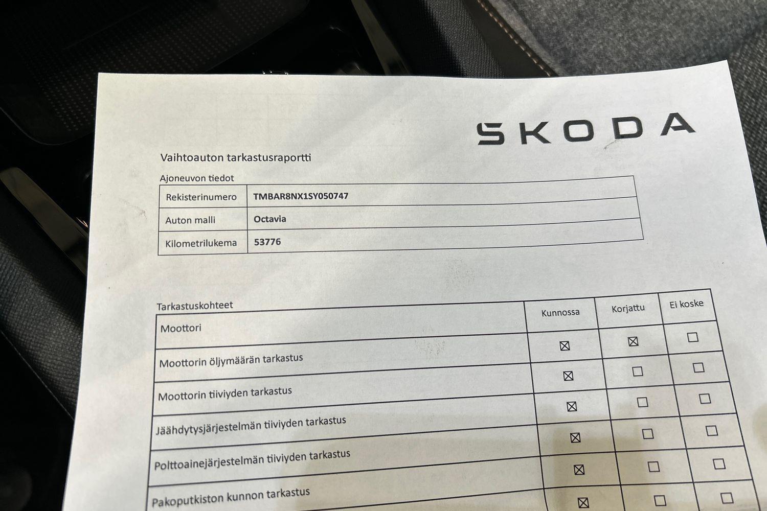 Skoda Octavia vaihtoauto