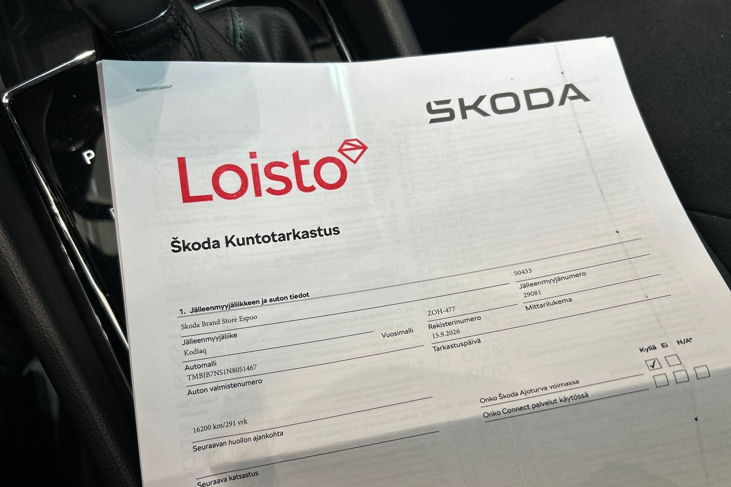 Skoda Kodiaq vaihtoauto