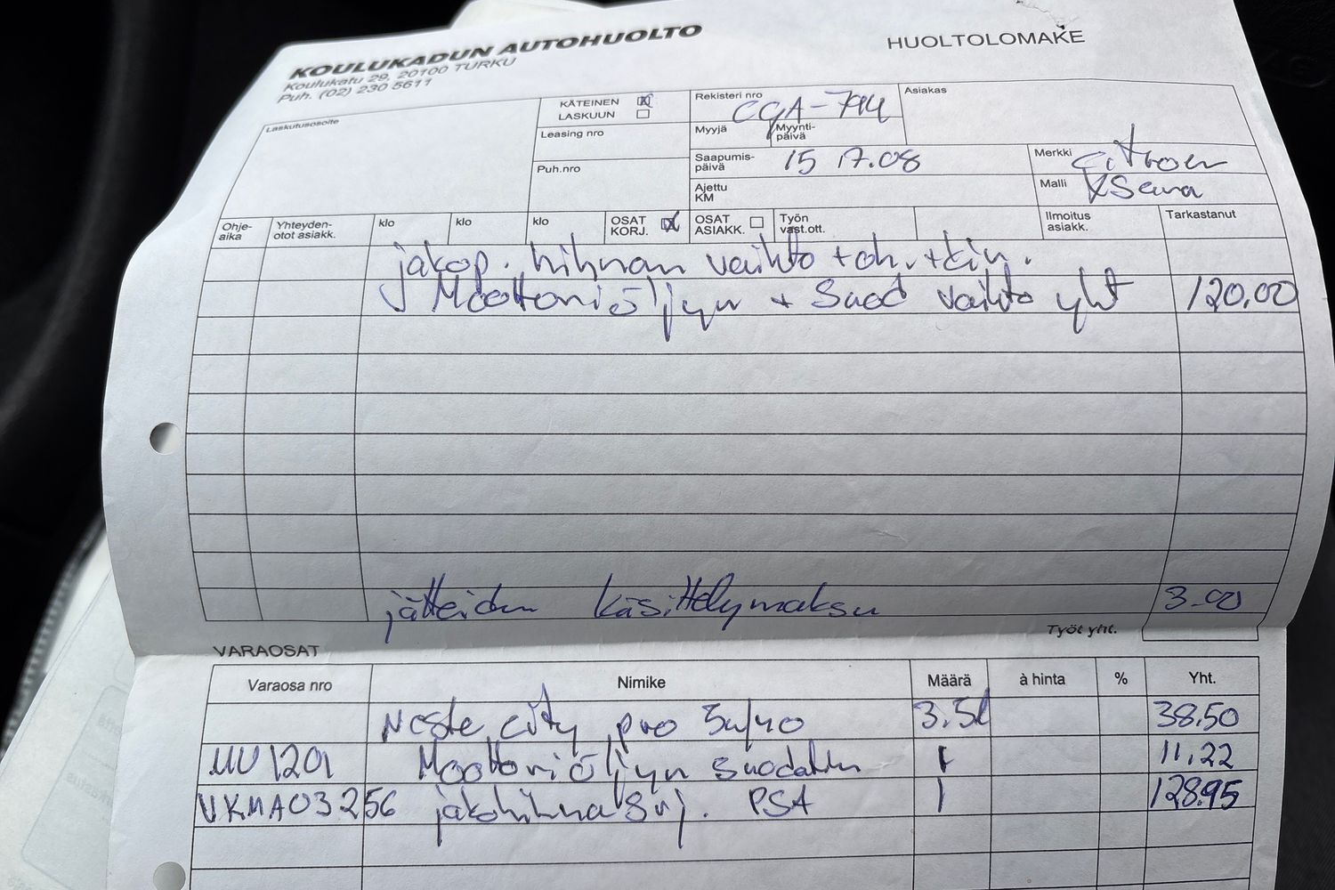 Citroën Xsara vaihtoauto