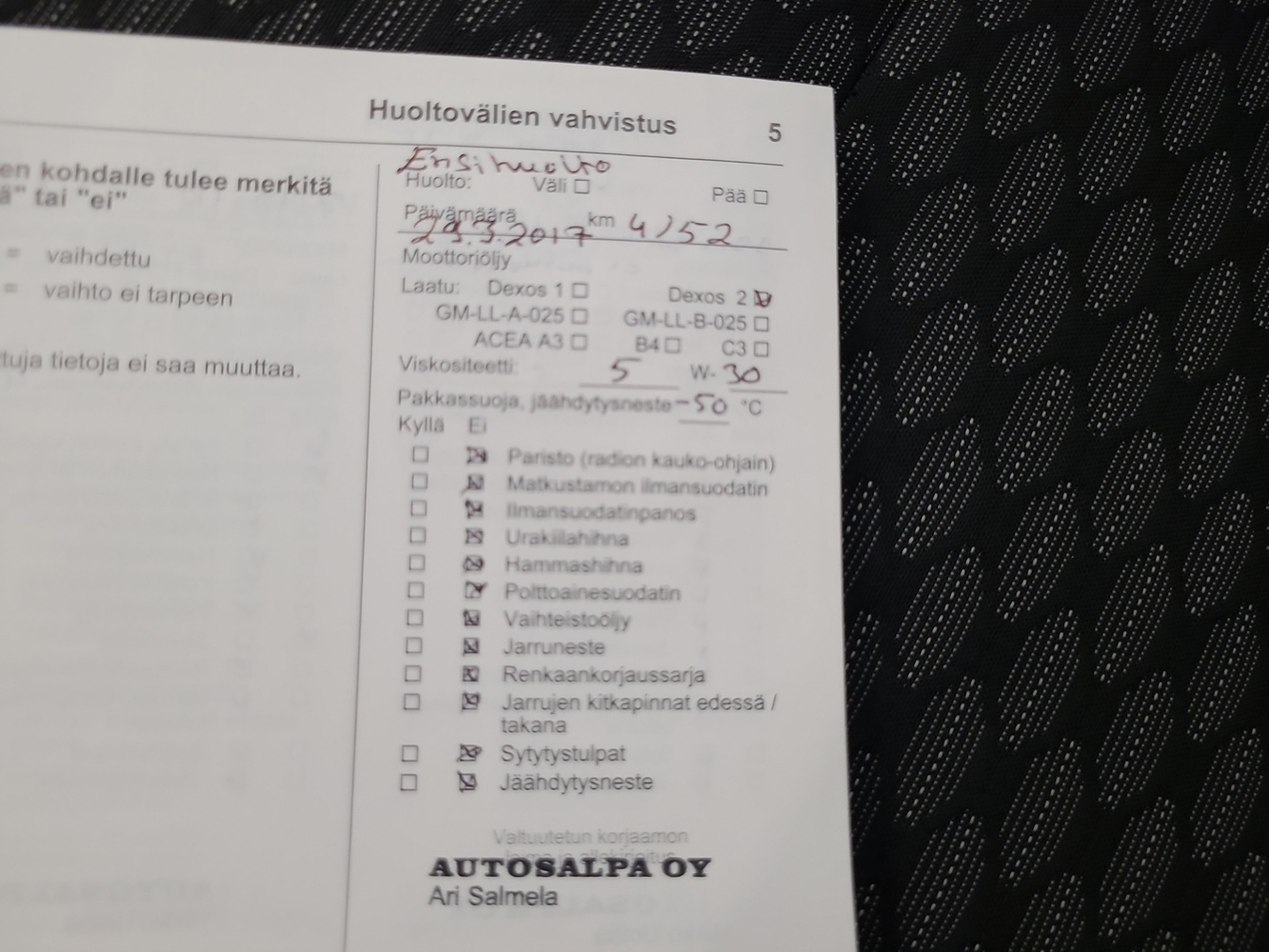Opel Astra vaihtoauto