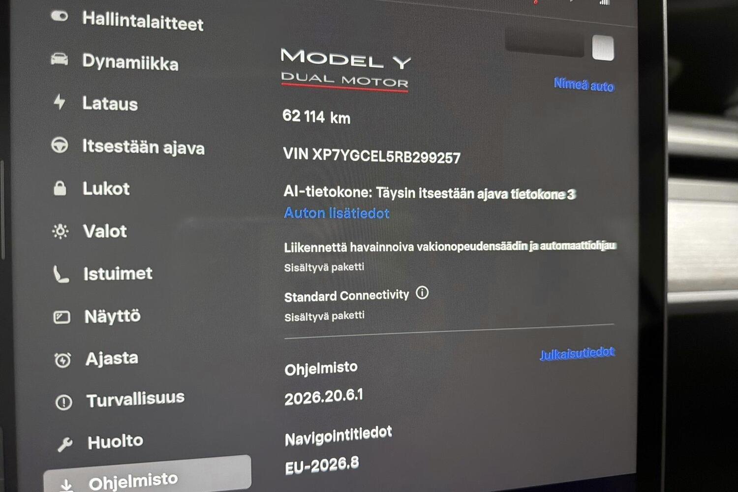 Tesla Model Y vaihtoauto