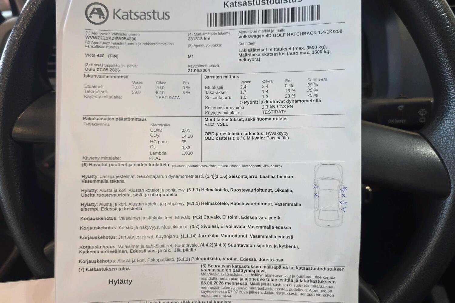 Volkswagen Golf vaihtoauto