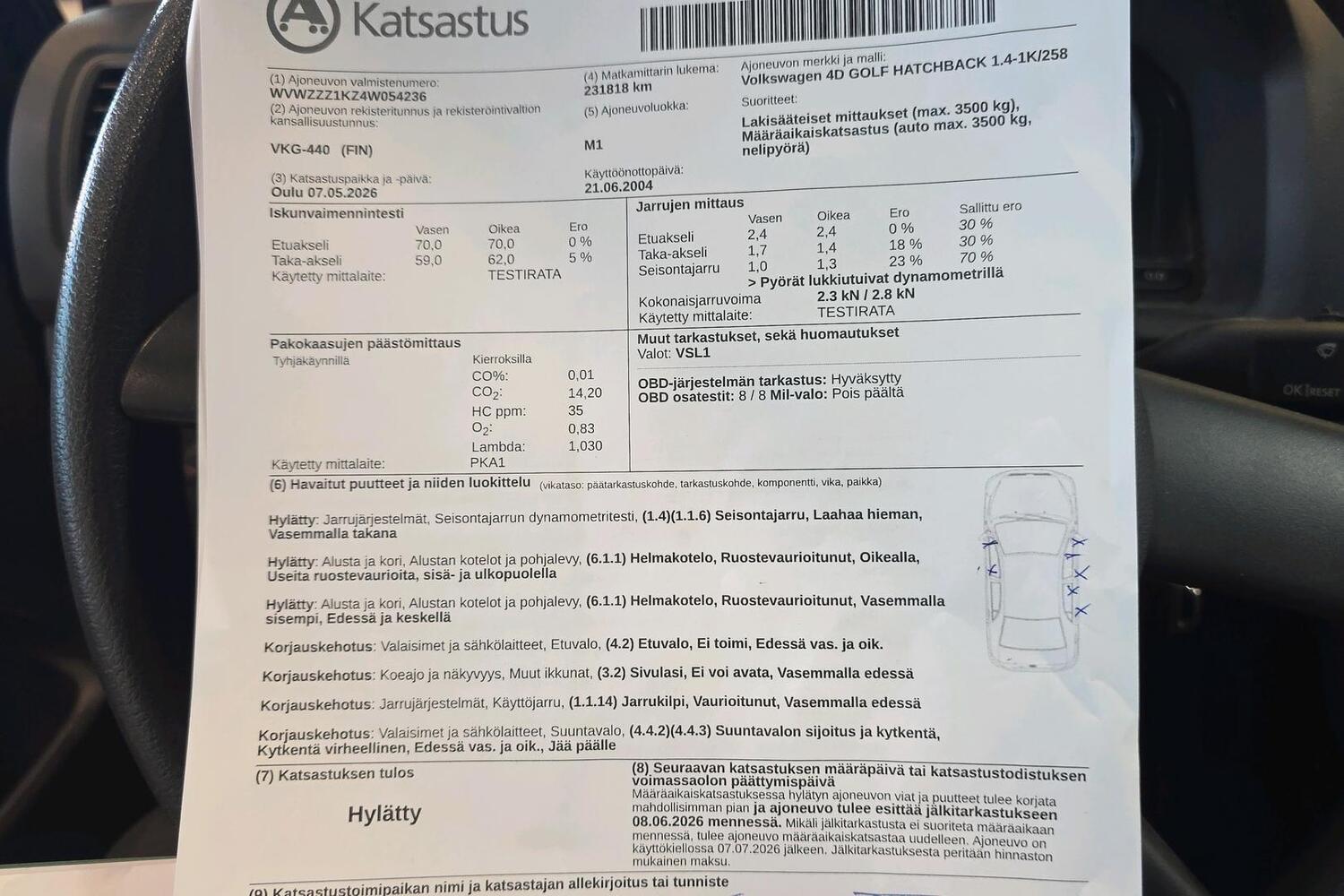 Volkswagen Golf vaihtoauto