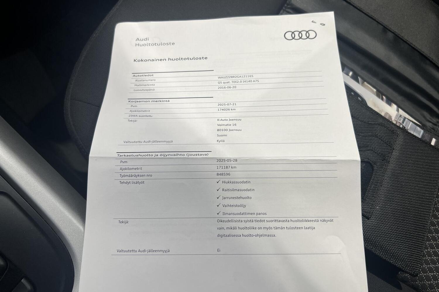 Audi Q5 vaihtoauto