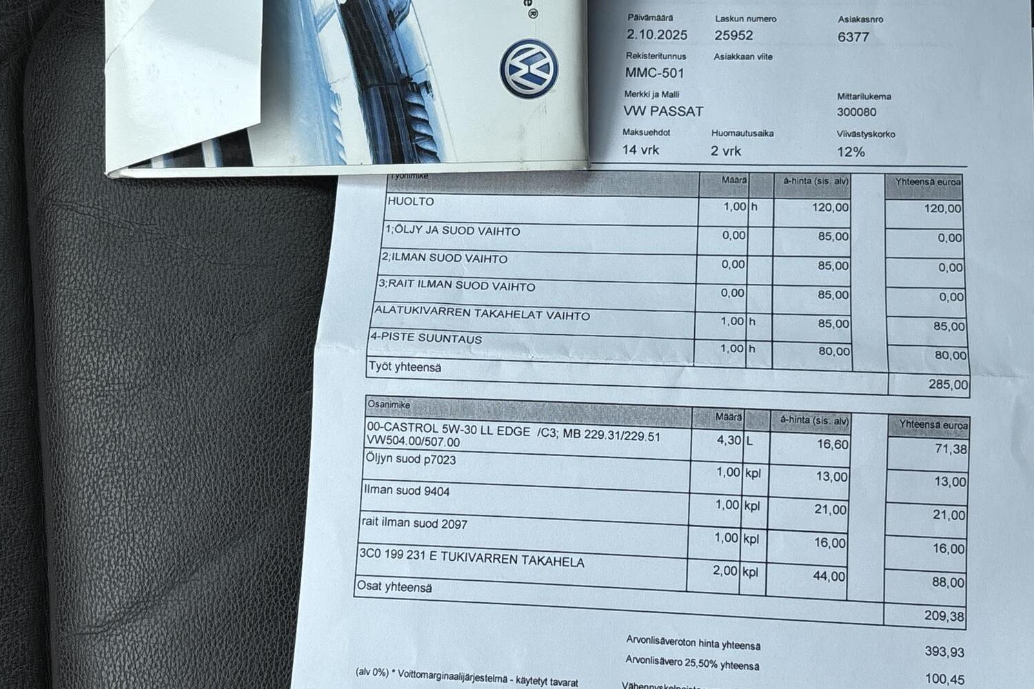 Volkswagen Passat vaihtoauto