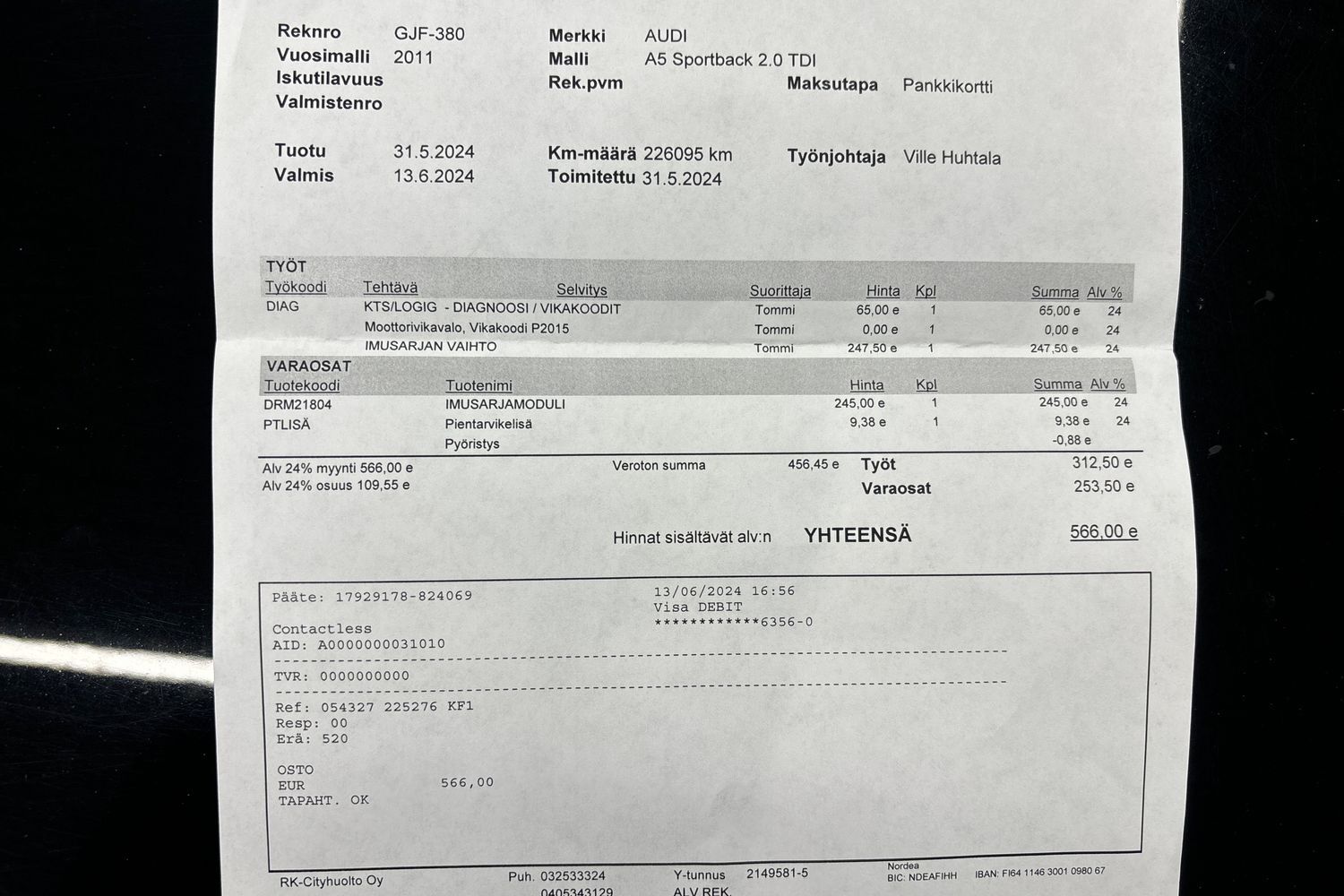 Audi A5 vaihtoauto