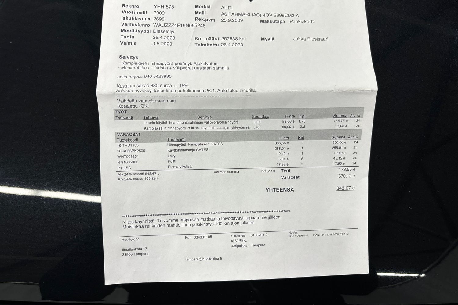 Audi A6 vaihtoauto