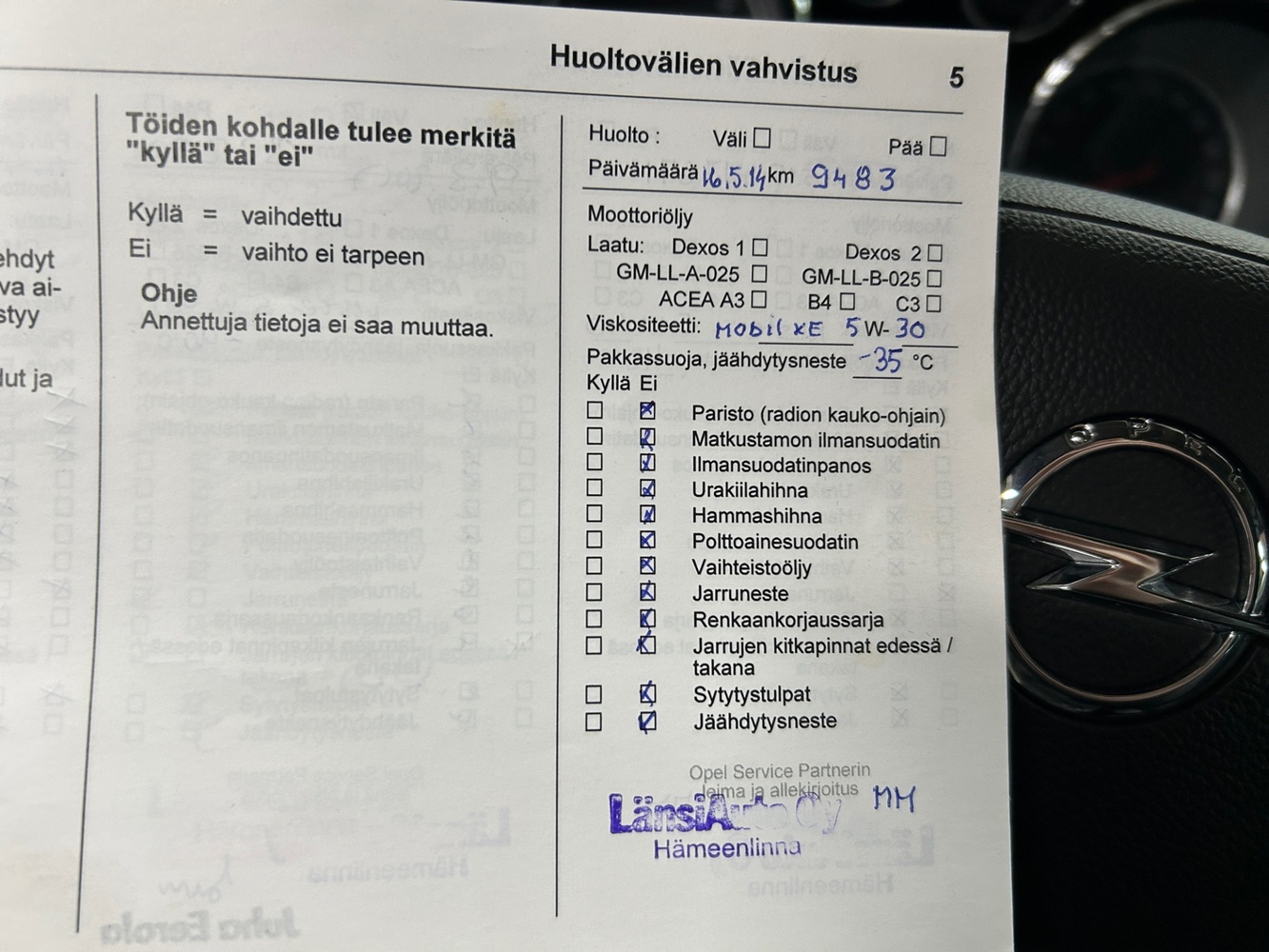 Opel Insignia vaihtoauto