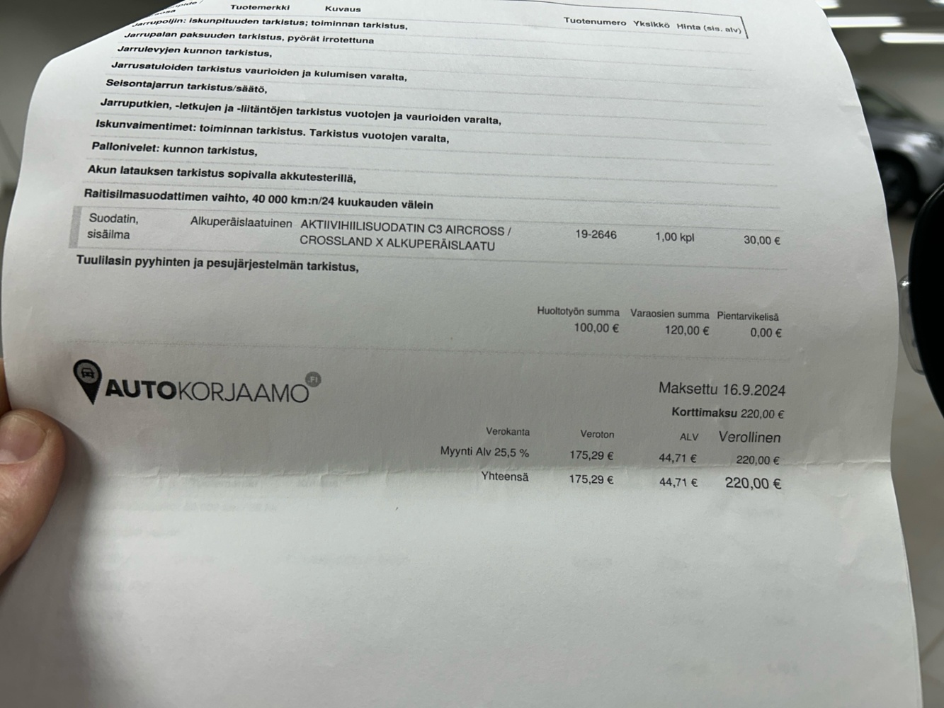 Citroën C3 Aircross vaihtoauto