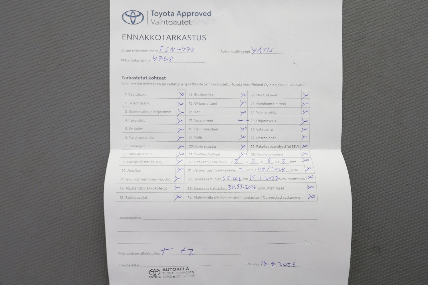 Toyota Yaris vaihtoauto