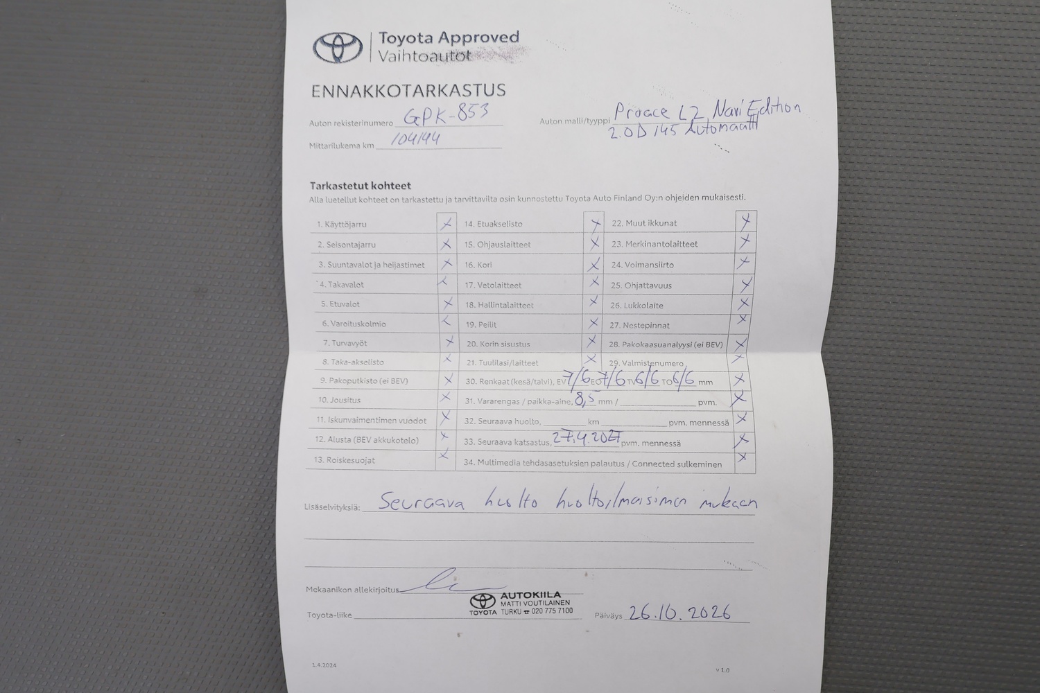 Toyota Proace vaihtoauto