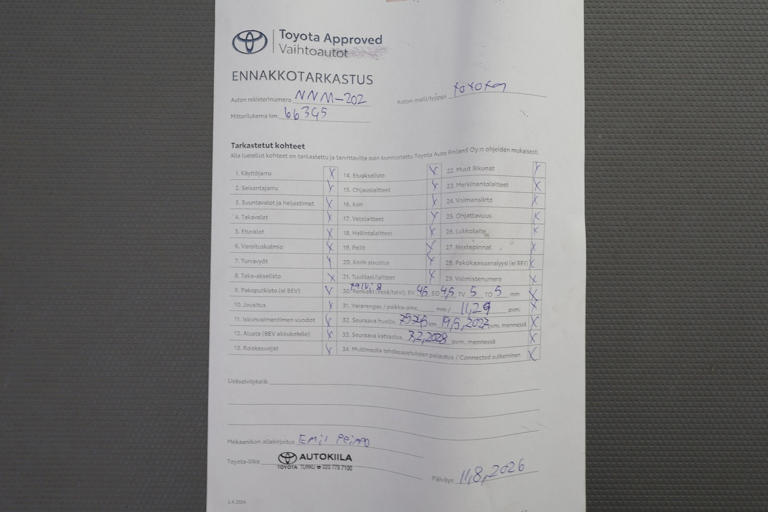 Toyota Yaris vaihtoauto