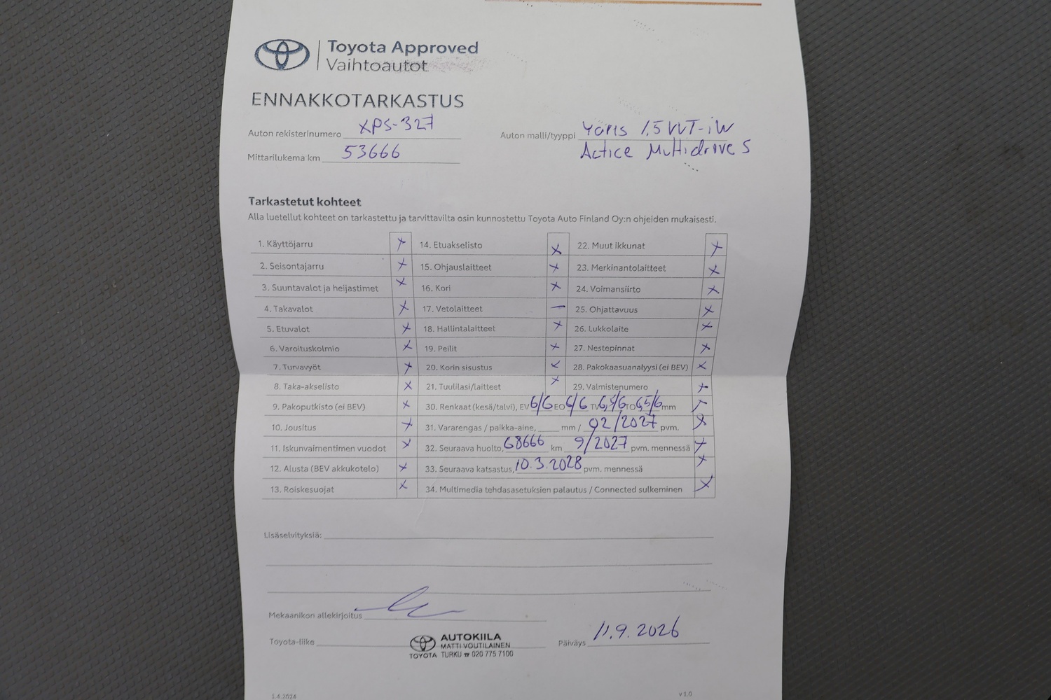 Toyota Yaris vaihtoauto