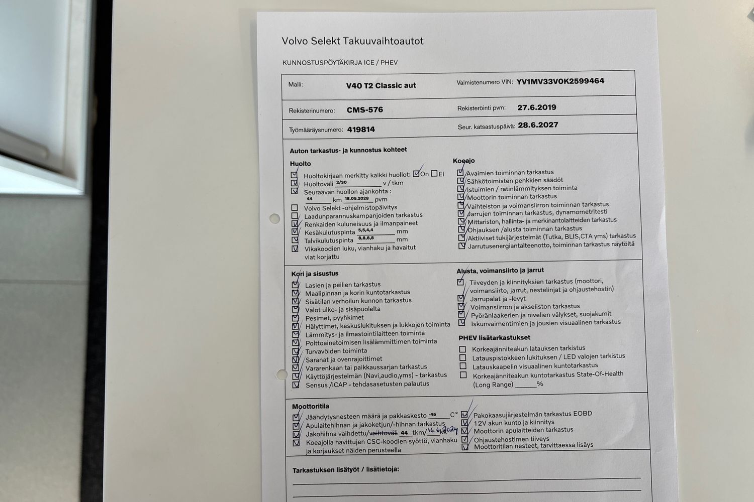 Volvo V40 vaihtoauto