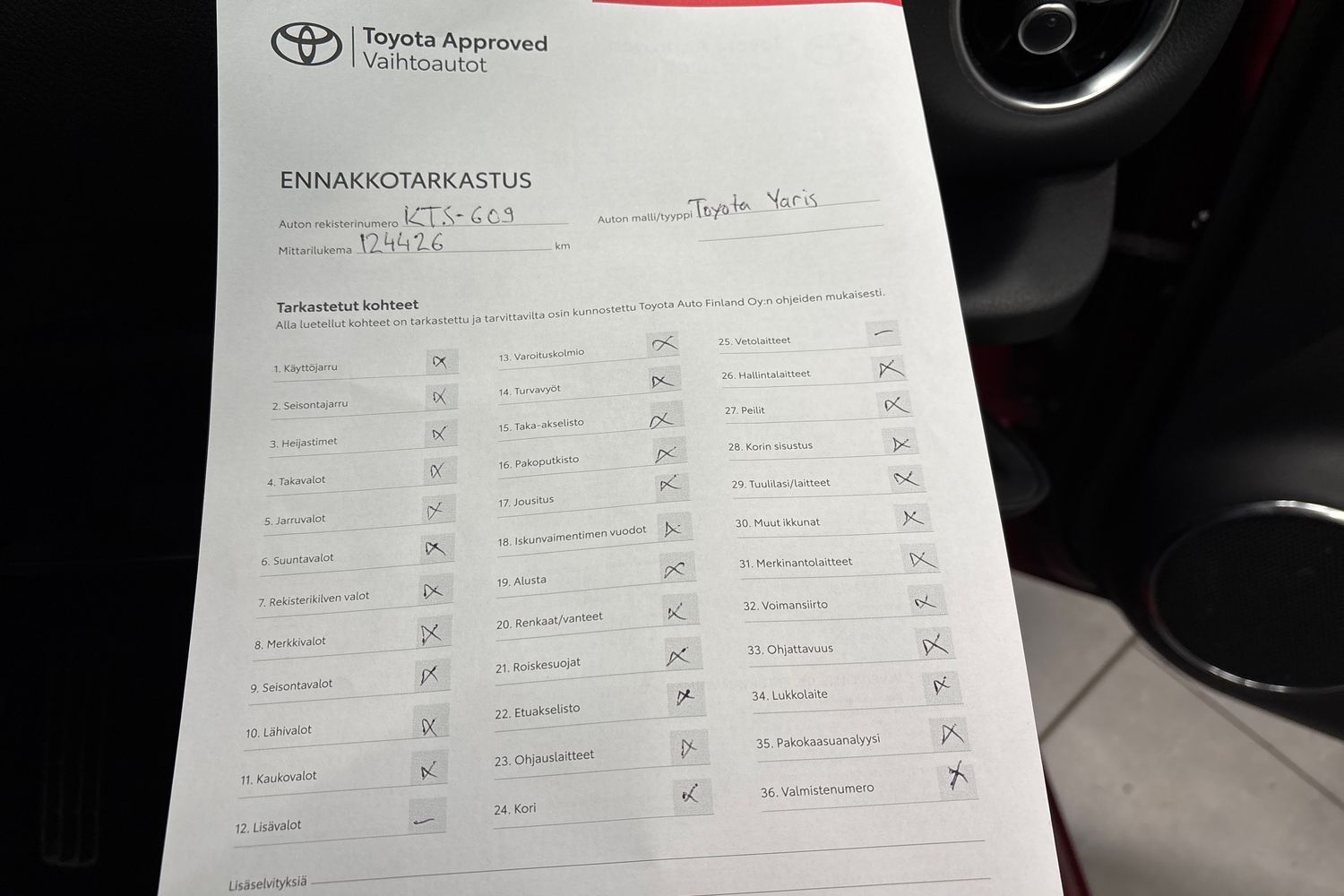 Toyota Yaris vaihtoauto
