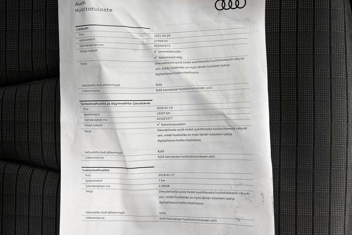 Audi A3 vaihtoauto