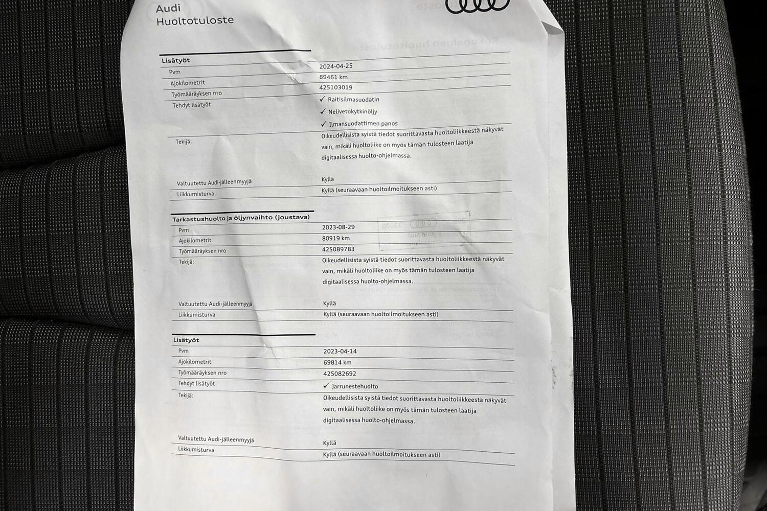Audi A3 vaihtoauto