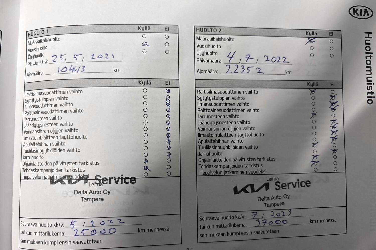Kia Rio vaihtoauto
