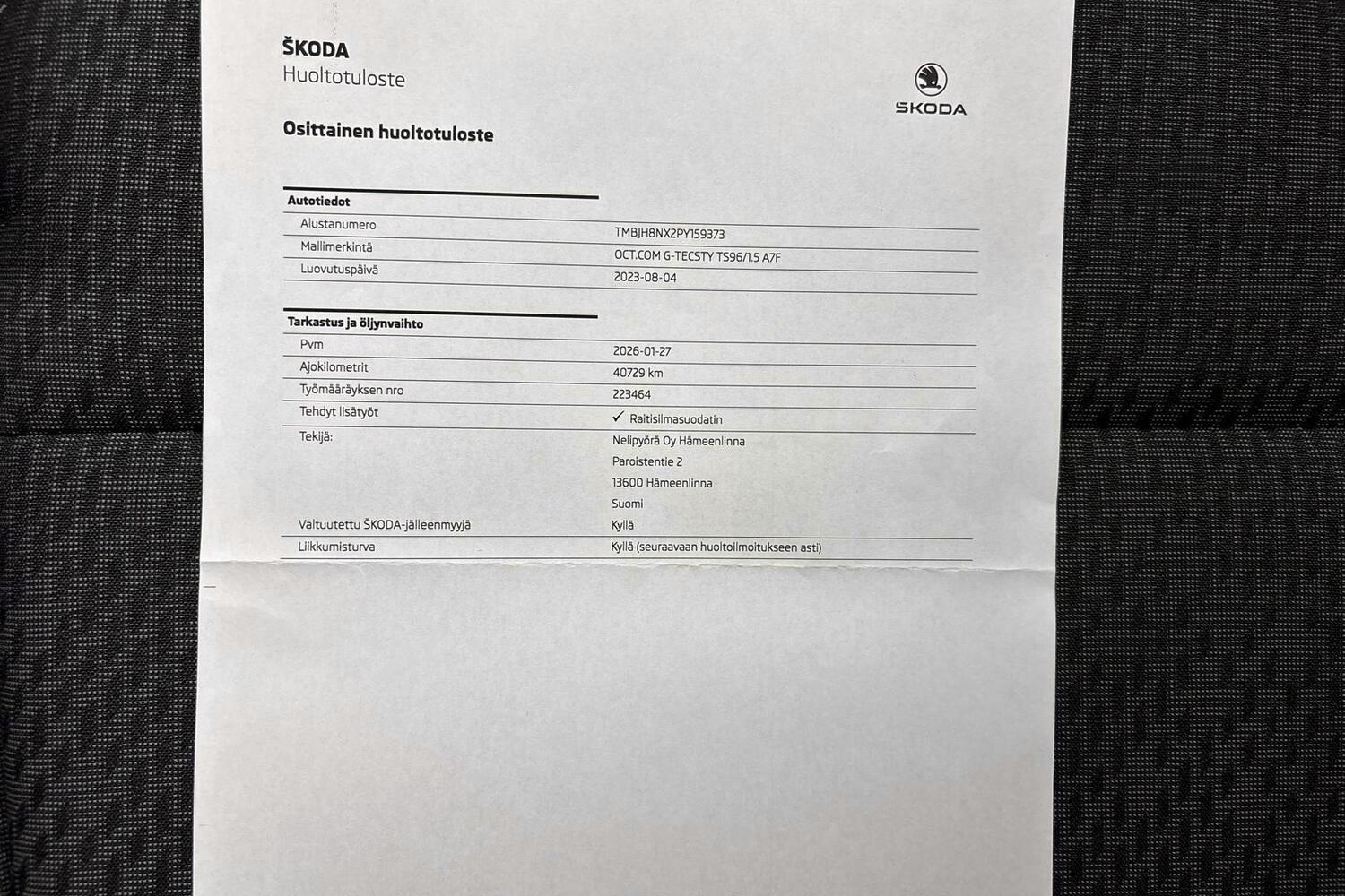 Skoda Octavia vaihtoauto