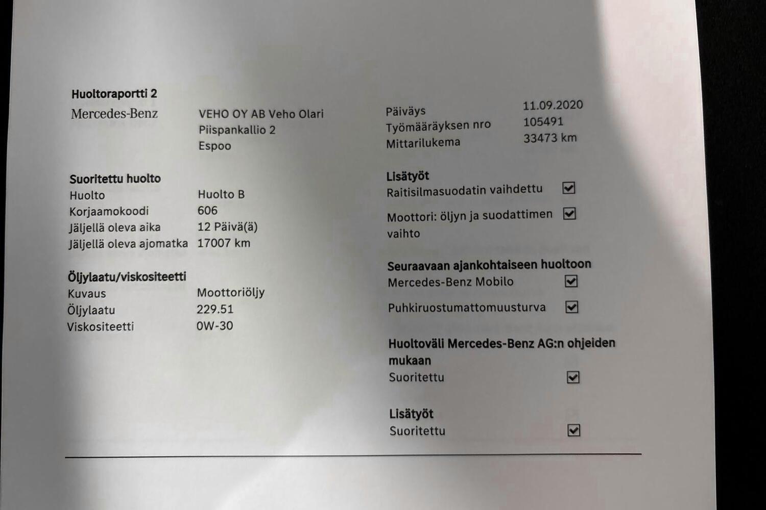 Mercedes-Benz A vaihtoauto