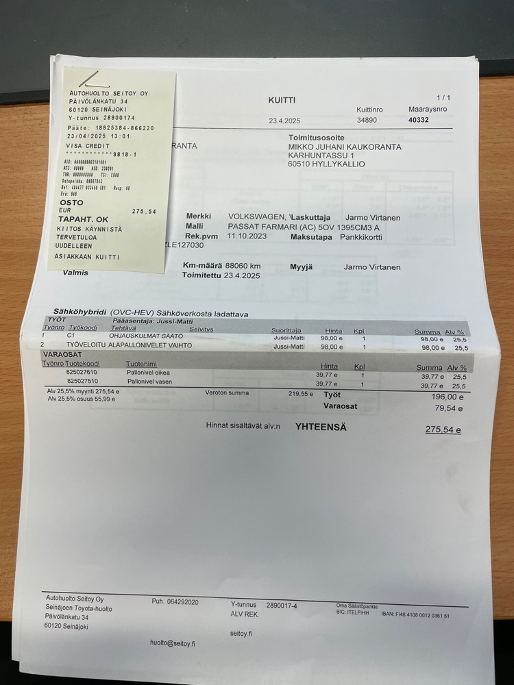 Volkswagen Passat vaihtoauto