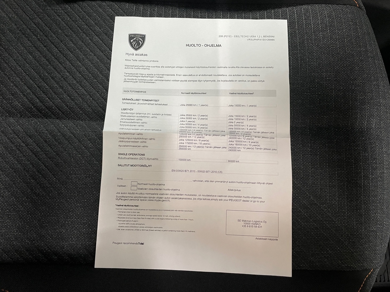 Peugeot 208 vaihtoauto