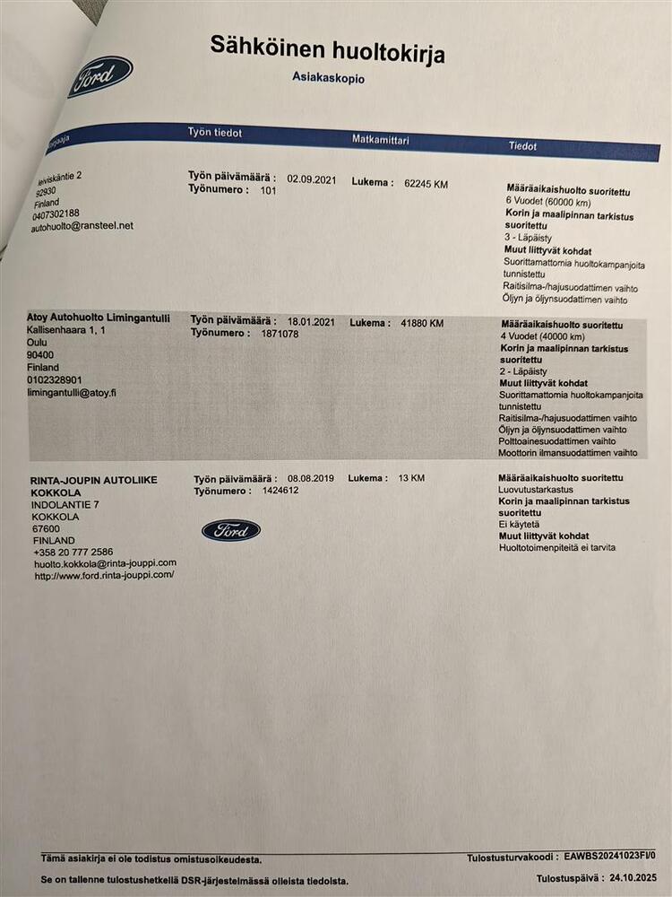 Ford Ranger vaihtoauto