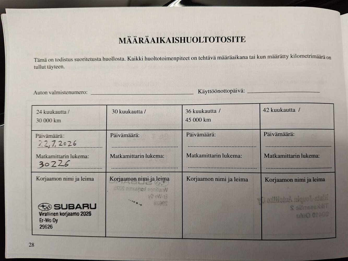 Subaru Solterra vaihtoauto