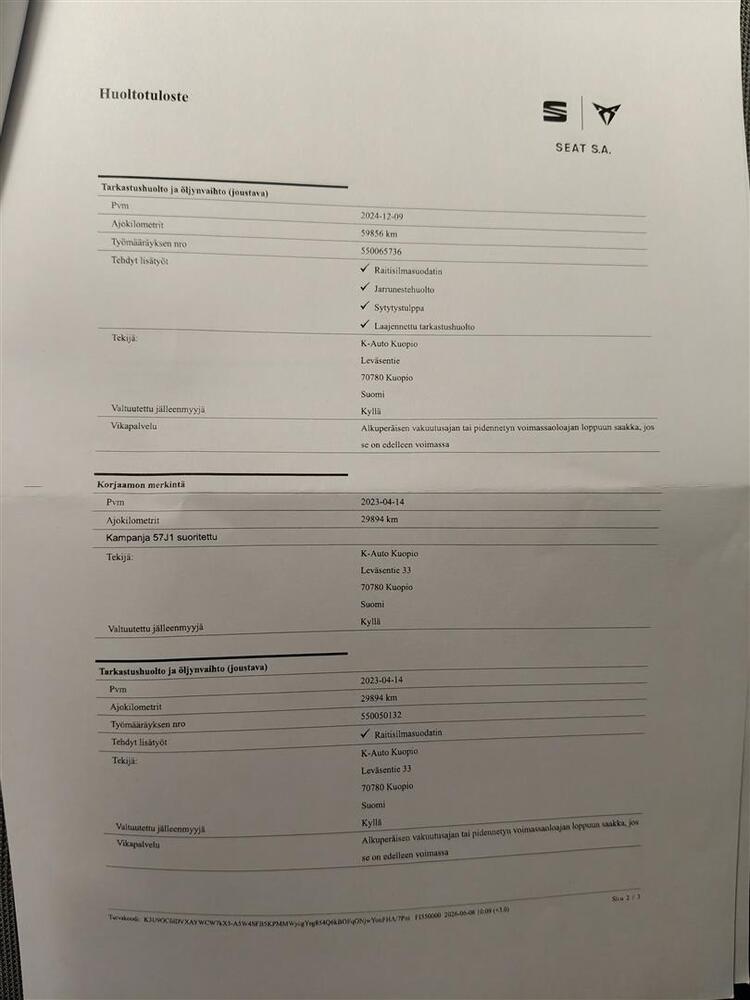 SEAT Leon Sportstourer vaihtoauto