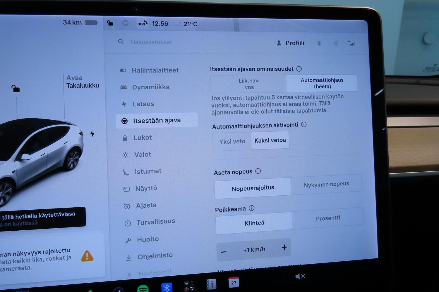 Tesla Model Y vaihtoauto