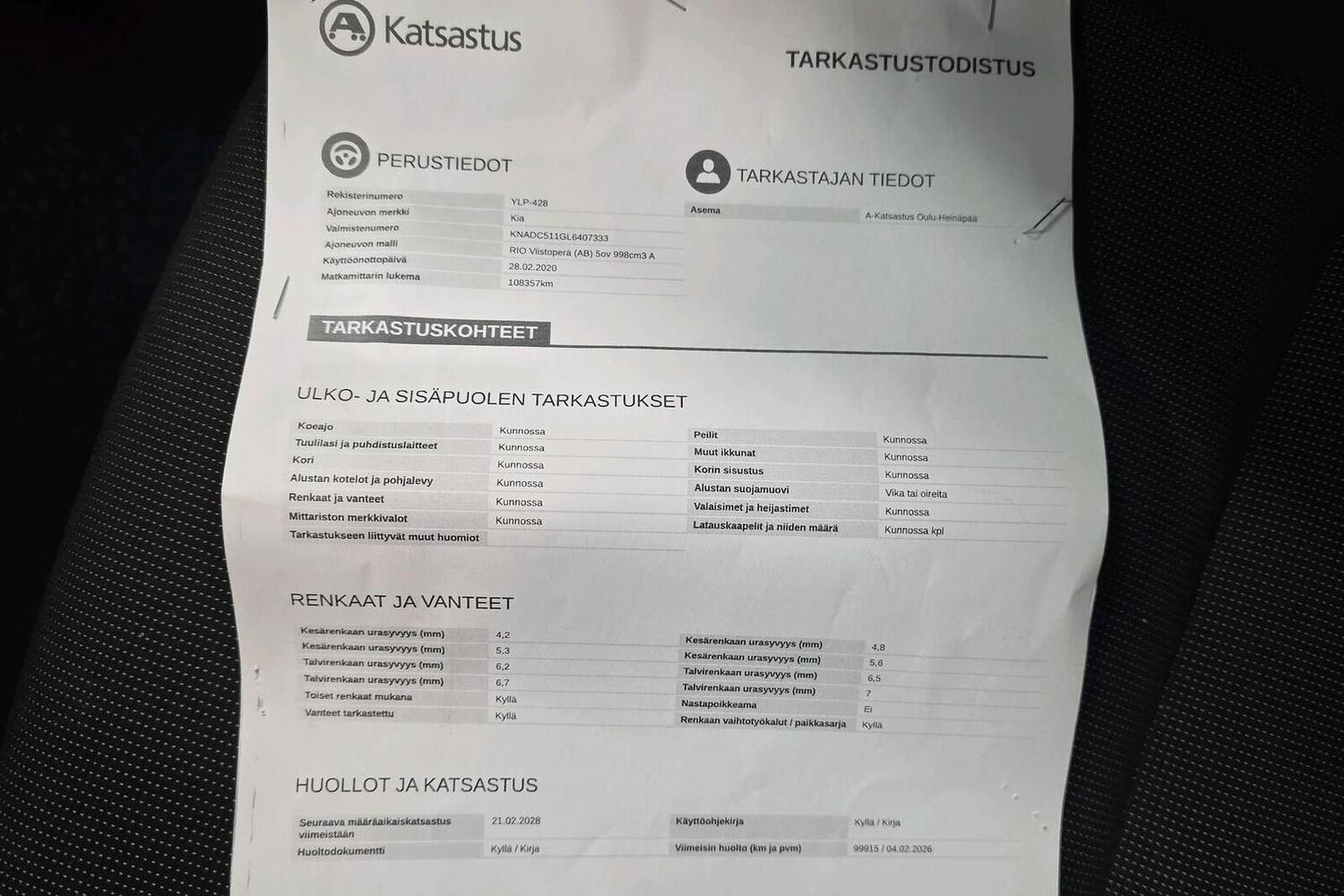 Kia Rio vaihtoauto