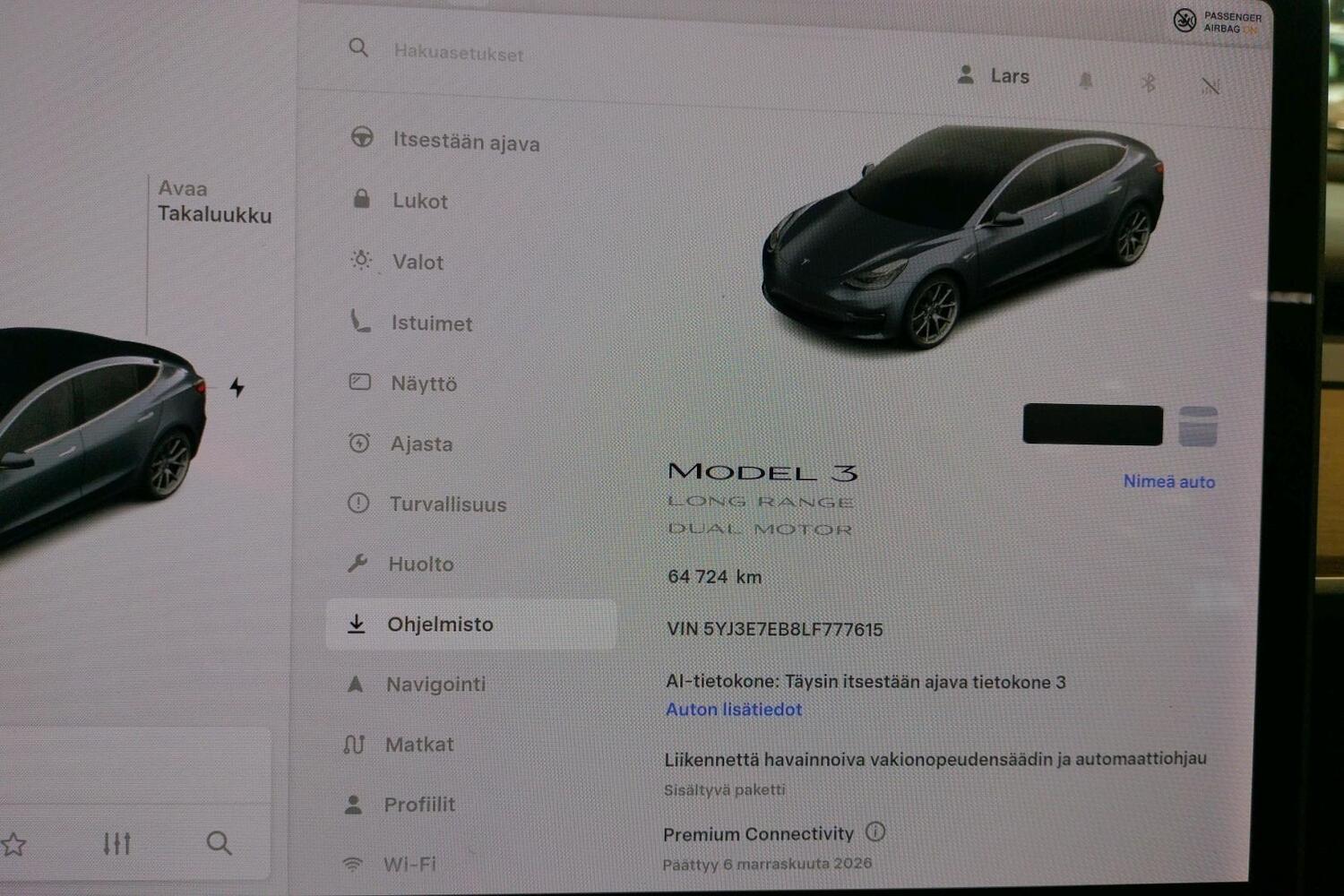Tesla Model 3 vaihtoauto