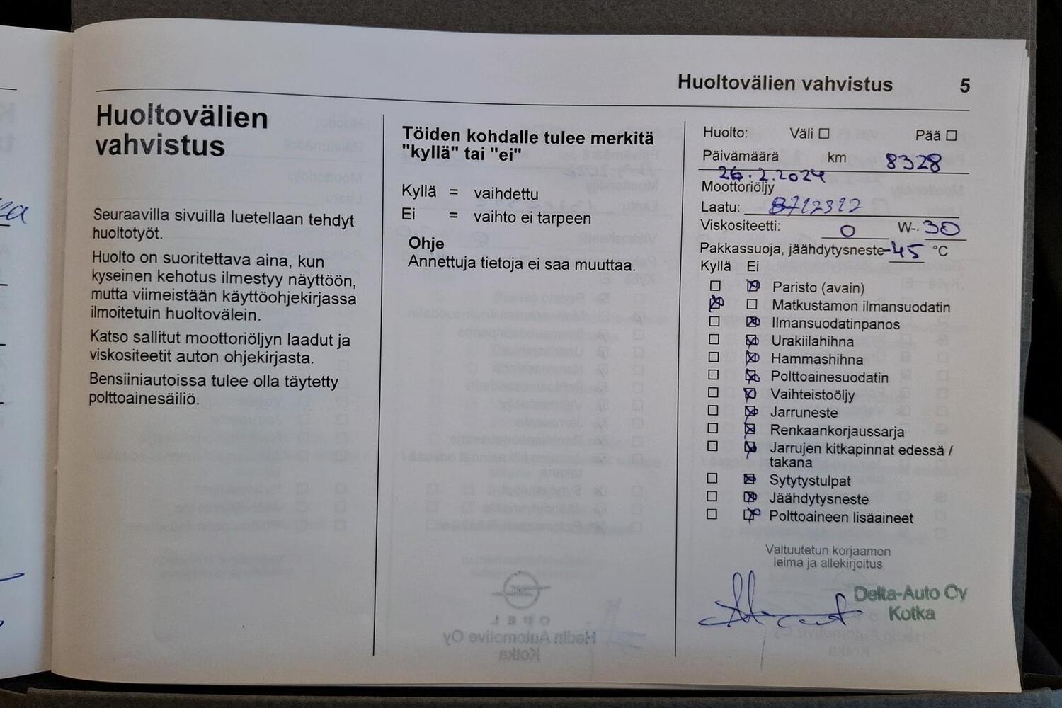 Opel Astra vaihtoauto