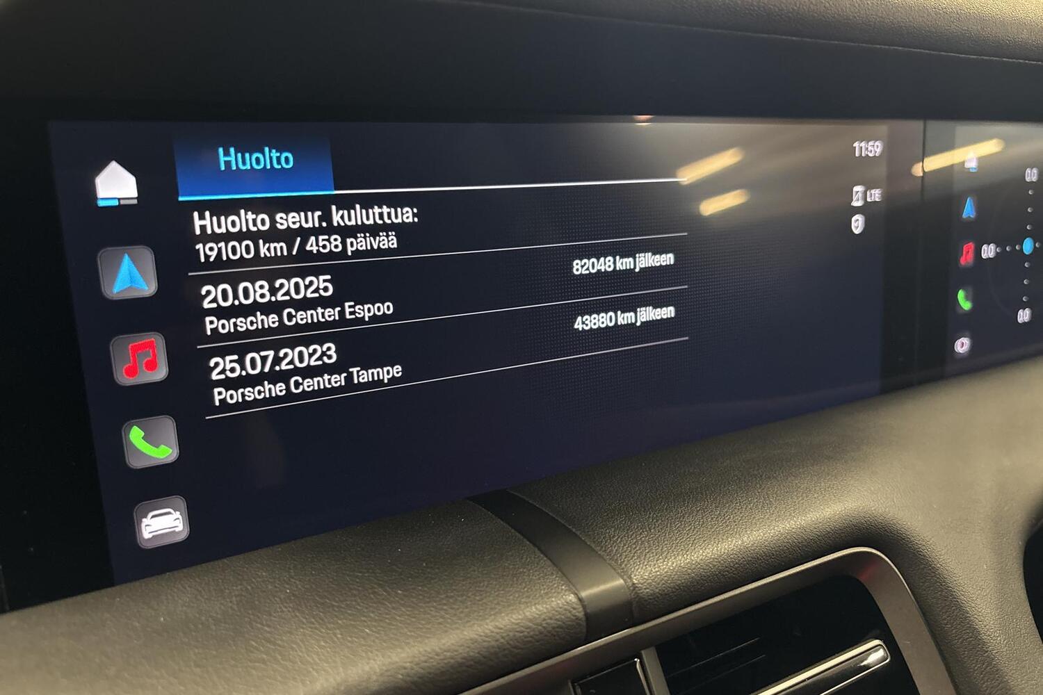 Porsche Taycan vaihtoauto