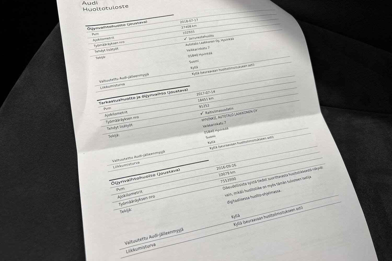 Audi A4 vaihtoauto