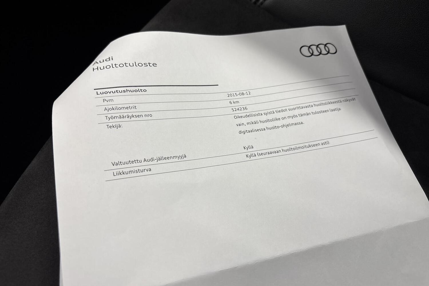Audi A4 vaihtoauto