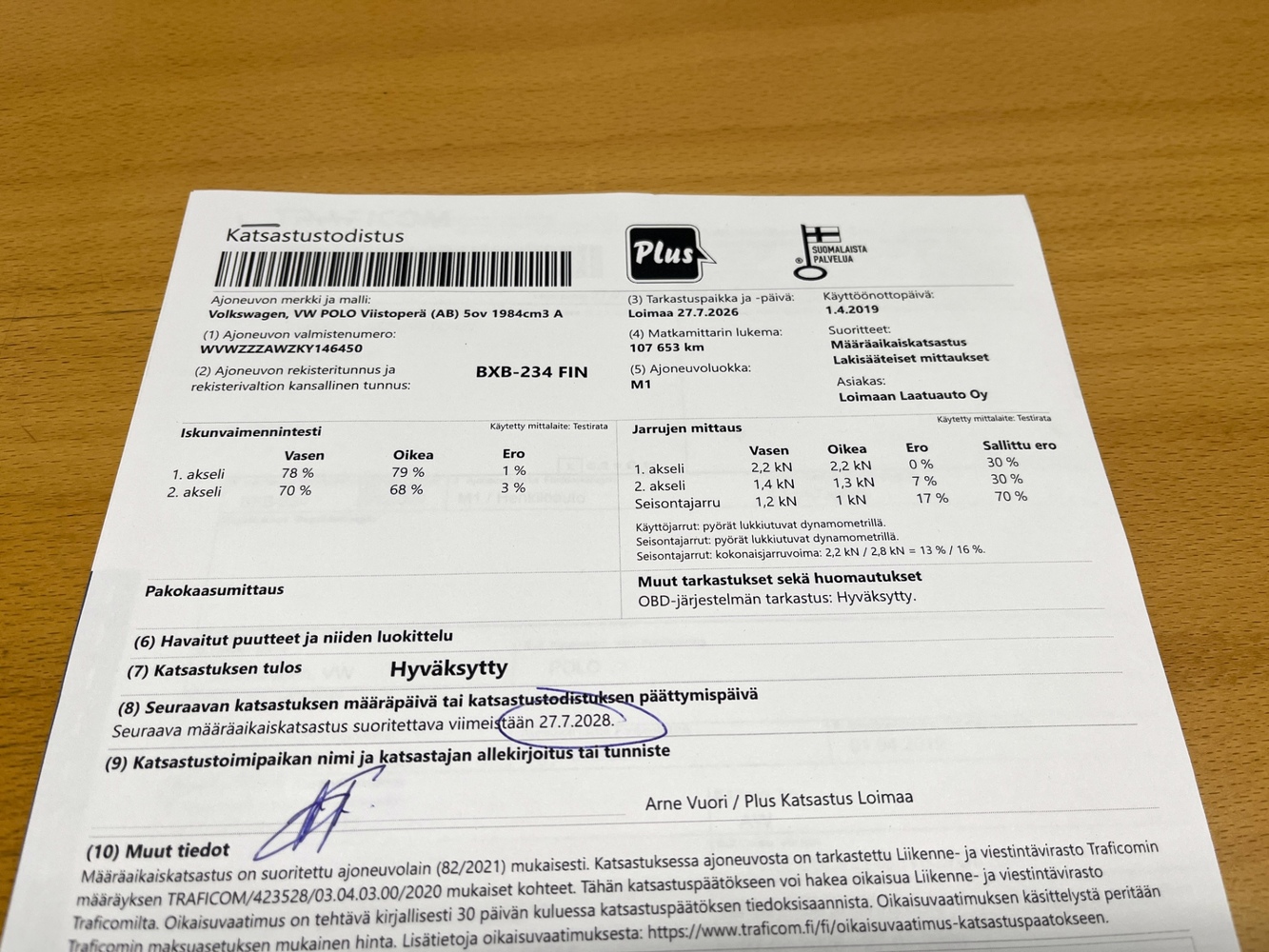Volkswagen Polo vaihtoauto