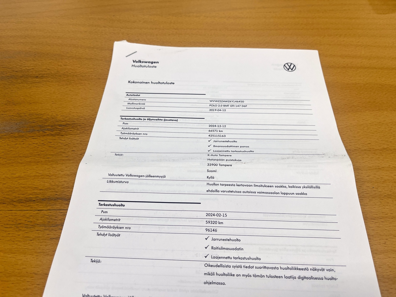 Volkswagen Polo vaihtoauto