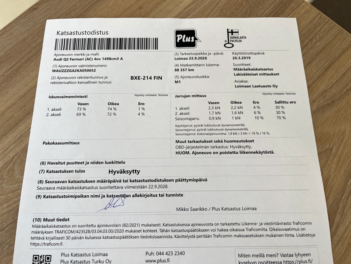 Audi Q2 vaihtoauto