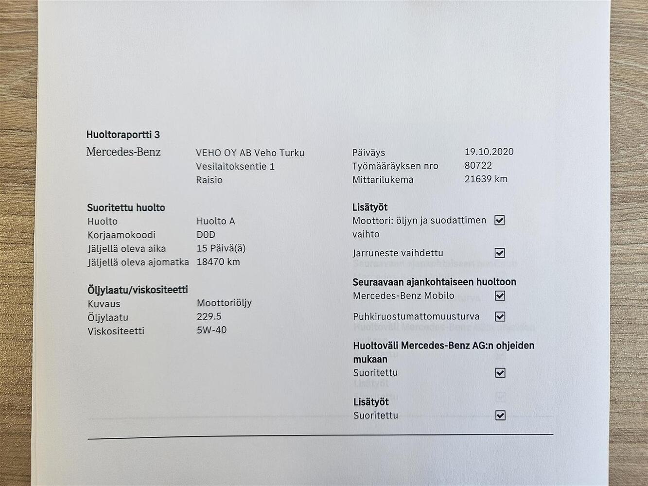 Mercedes-Benz A vaihtoauto