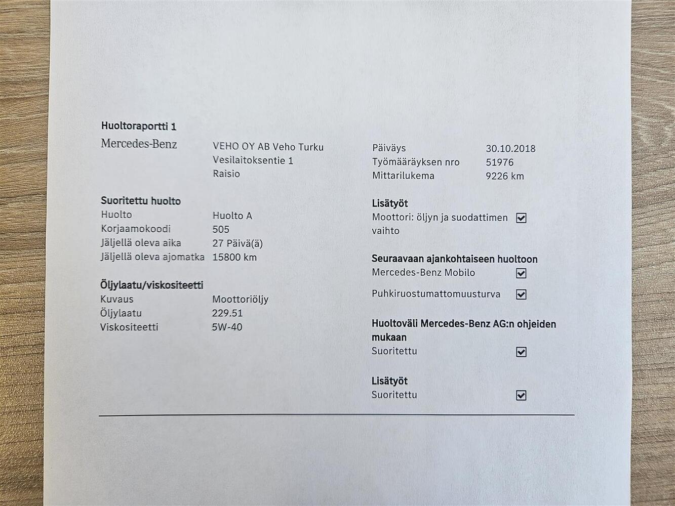 Mercedes-Benz A vaihtoauto