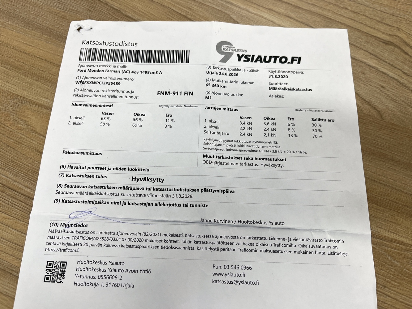Ford Mondeo vaihtoauto