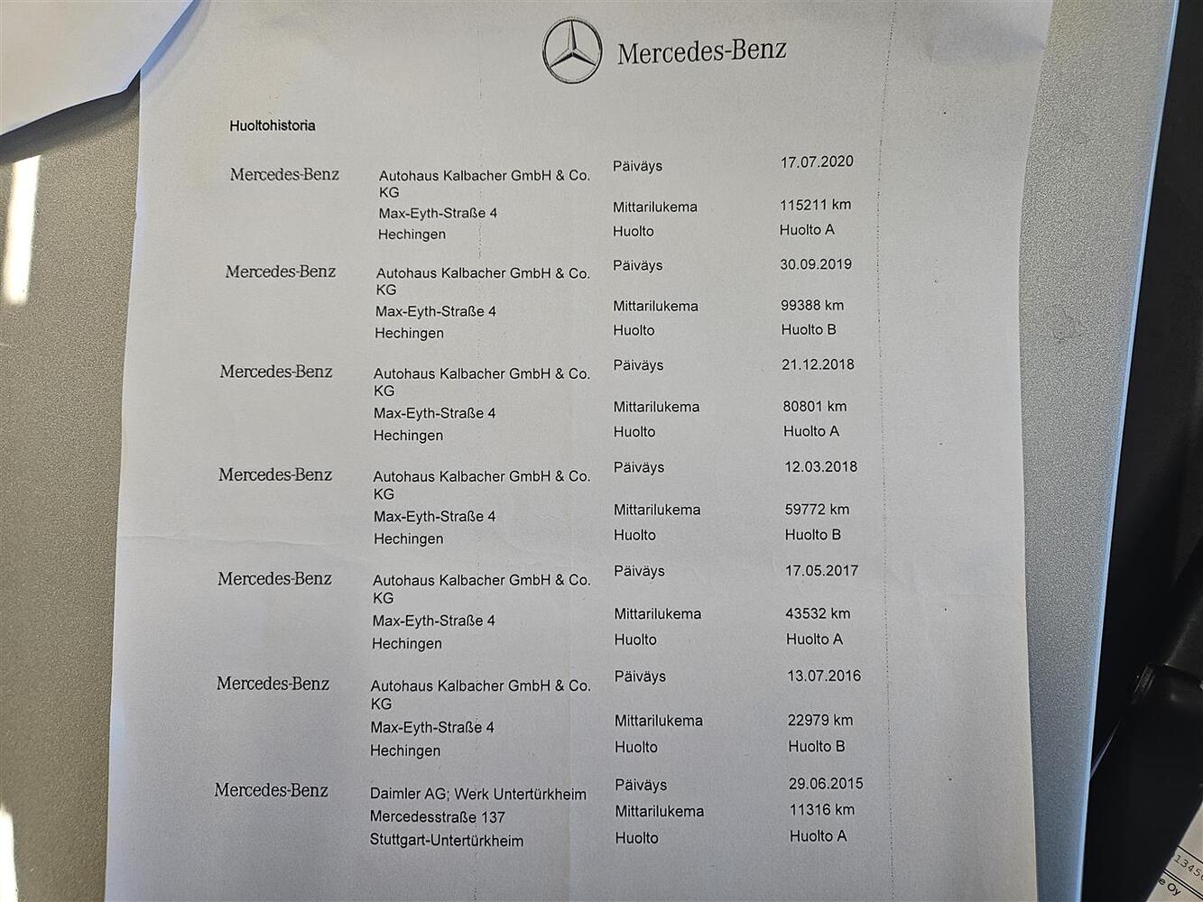 Mercedes-Benz A vaihtoauto