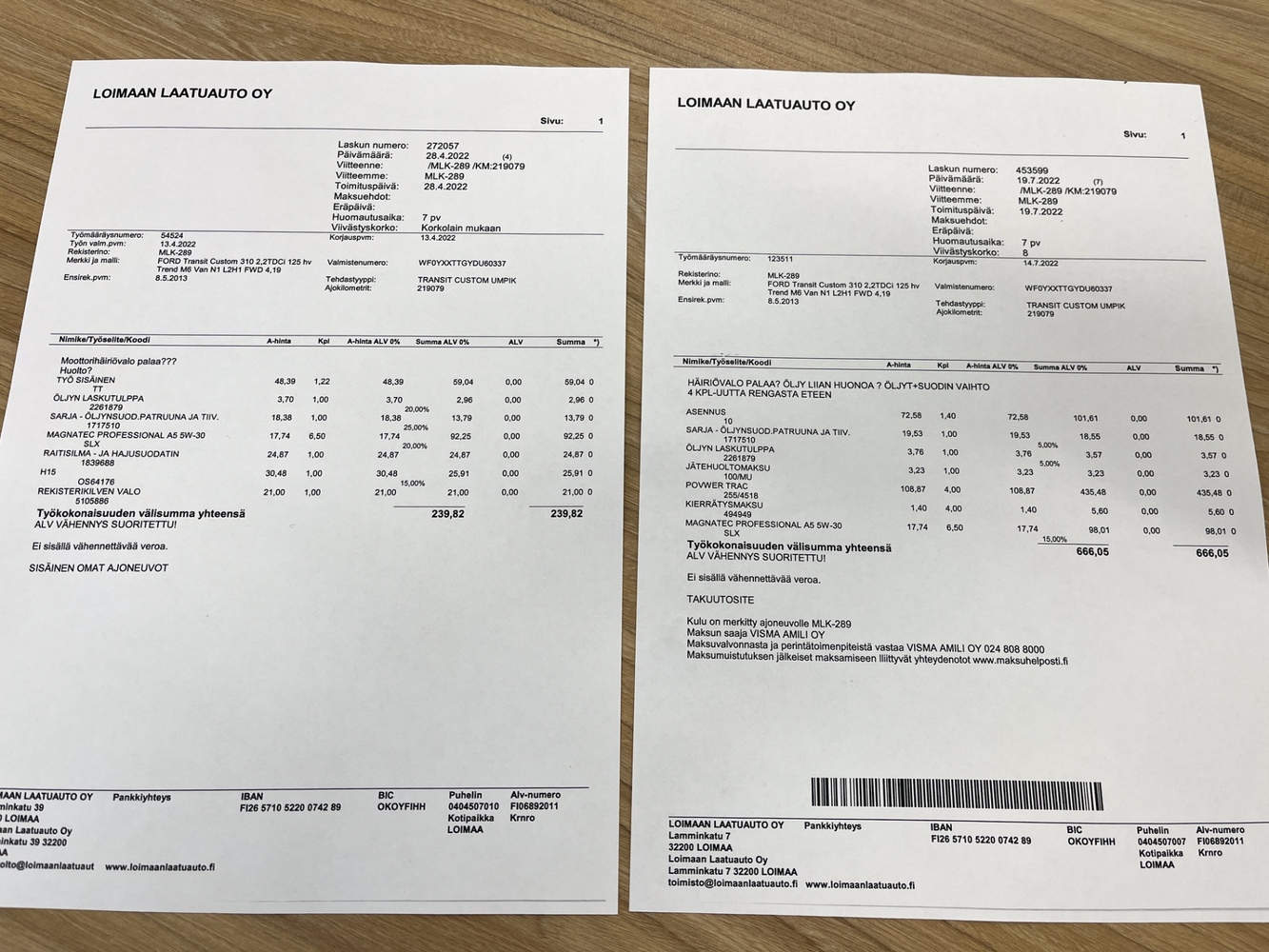 Ford Transit Custom vaihtoauto