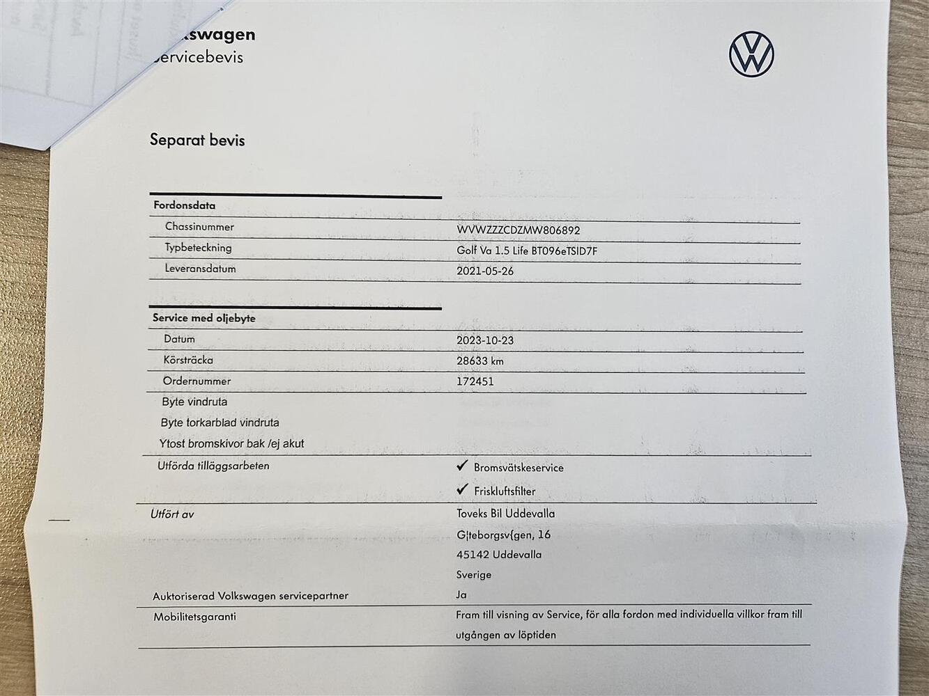 Volkswagen Golf vaihtoauto