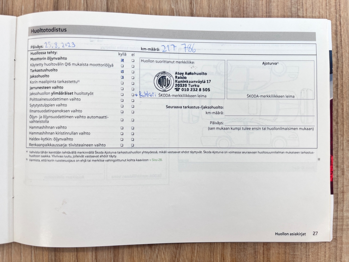 Skoda Octavia vaihtoauto