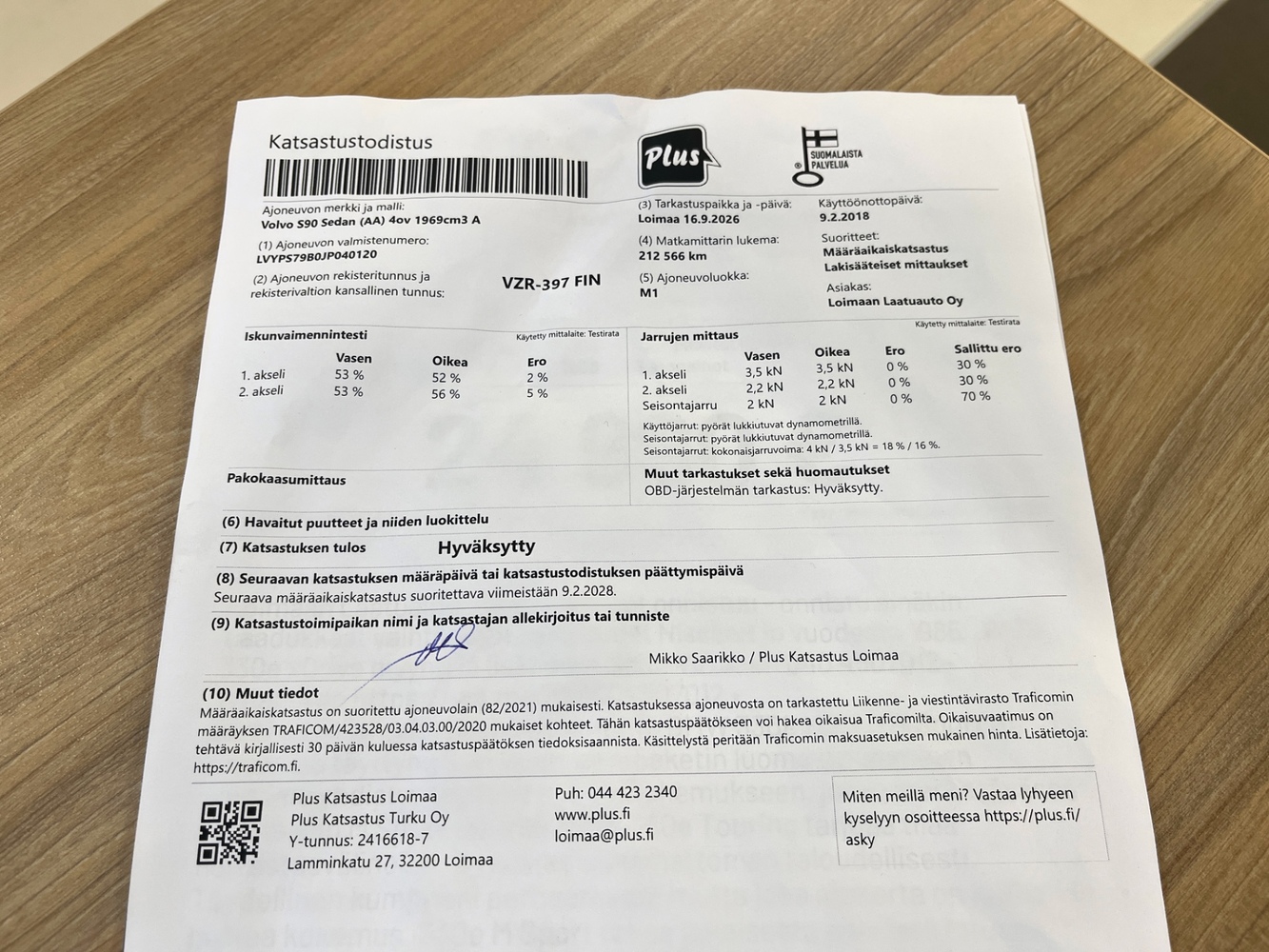 Volvo S90 vaihtoauto